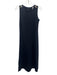 Saint + Sofia Size 4 Navy Blue Button Detail Sleeveless Maxi Dress Navy Blue / 4