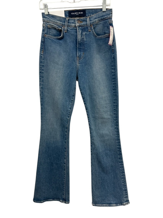 Veronica Beard Size 27 Medium Wash Cotton High Rise Flare Jeans Medium Wash / 27