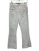 Veronica Beard Size 27 White Cotton High Rise Flare Jeans White / 27