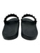Valentino Shoe Size 37 Black Rubber Rockstud Slides Sandals Black / 37
