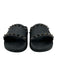 Valentino Shoe Size 37 Black Rubber Rockstud Slides Sandals Black / 37