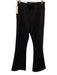 Veronica Beard Size S Black Cotton Blend High Rise Pull On Flare Jeans Black / S