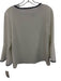 Jude Connally Size S White & Black Polyester Blend Contrast Piping Top White & Black / S