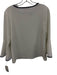 Jude Connally Size S White & Black Polyester Blend Contrast Piping Top White & Black / S