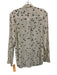 Equipment Femme Size S White & Black Silk Stars Long Sleeve Button Down Top White & Black / S