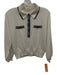 L'agence Size XS Cream & Black Nylon Blend Contrast Trim Cropped Polo Sweater Cream & Black / XS