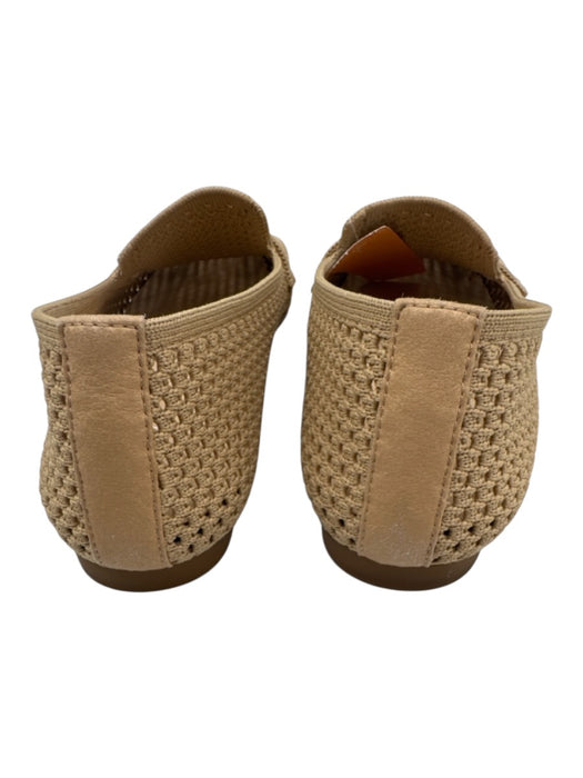 Vivaia Shoe Size 37 Tan Synthetic Open Knit Square Toe Loafers Tan / 37