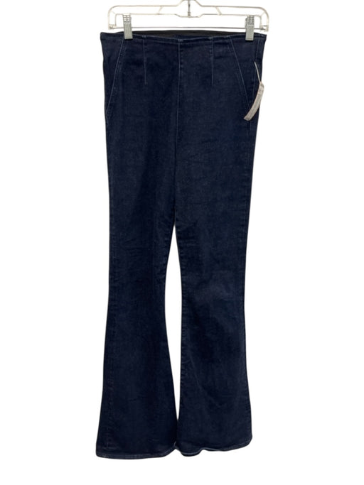 Veronica Beard Jeans Size S Dark Wash Cotton Blend Elastic Waist High Rise Jeans Dark Wash / S