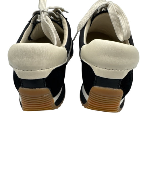 Dolce Vita Shoe Size 7.5 Black & White Leather & Synthetic Lace Up Shoes Black & White / 7.5