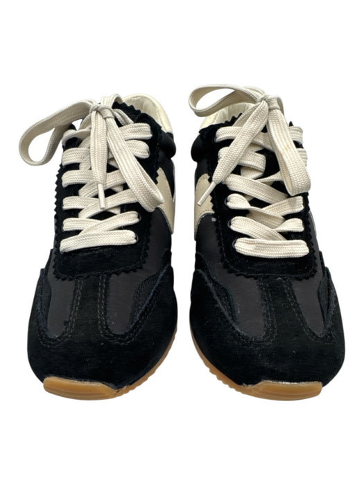 Dolce Vita Shoe Size 7.5 Black & White Leather & Synthetic Lace Up Shoes Black & White / 7.5