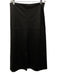 MaxMara Size S Black Polyester Zip Close faux leather A Line Skirt Black / S