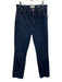 Frame Size 27 Medium Wash Cotton Blend Zip & Button High Rise Whiskering Jeans Medium Wash / 27