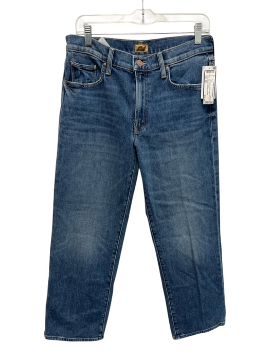 Mother Size 30 Medium Wash Cotton Zip Fly Mid Rise Jeans Medium Wash / 30