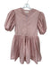 XiRENA Size M Pink Cotton Balloon Sleeve Draw String Waist Pleat Detail Dress Pink / M