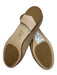 Margaux Shoe Size 38.5 Tan Beige Pony Hair Leather Round Toe Stacked Heel Flats Tan Beige / 38.5
