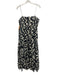 Hunter Bell Size Large Black & Cream White Cotton Blend Spaghetti Strap Dress Black & Cream White / Large