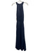 Staud Size Medium Navy Blue Nylon Sleeveless Gathered Pockets Maxi Dress Navy Blue / Medium