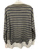 Brochu Walker Size Medium Gray, Blue, White Wool Blend Long Sleeve Sweater Gray, Blue, White / Medium