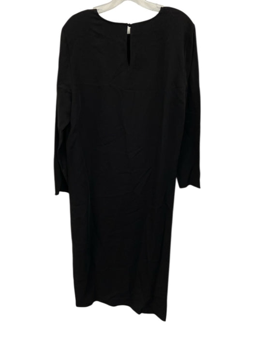 Veronica Beard Size 8 Black Viscose Blend Long Sleeve High Low Top Black / 8