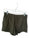 Athleta Size XS Olive Green Cotton Drawstring Front Pockets Athletic Shorts Olive Green / XS