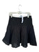 J. Crew Size S Black Cotton Rouched Skirt Black / S