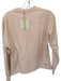 Tibi Size XS Blush Cotton Long Sleeve Gathered Side Sweatshirt Blush / XS