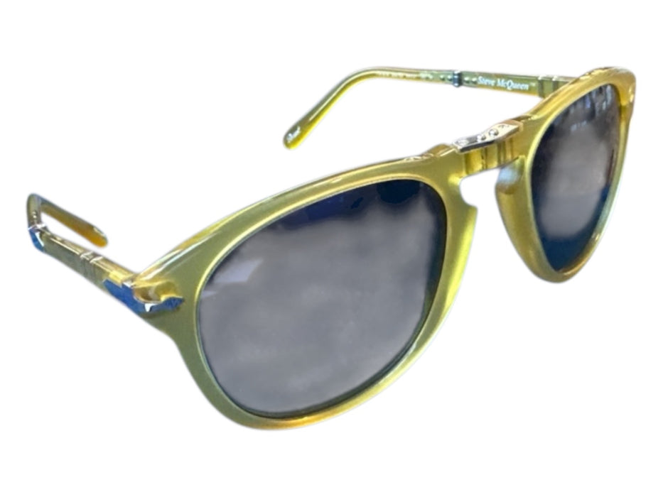 Persol Yellow Acetate SHW Folding Sunglasses Yellow