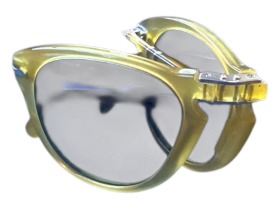 Persol Yellow Acetate SHW Folding Sunglasses Yellow