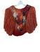 Teresa Shapiro Size Est S Burnt Orange & Multi Wool Blend Water Color Sweater Burnt Orange & Multi / Est S