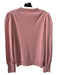 Rebecca Taylor Size L Pink Cashmere Ribbed Long Balloon Sleeve Sweater Pink / L