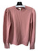 Rebecca Taylor Size L Pink Cashmere Ribbed Long Balloon Sleeve Sweater Pink / L