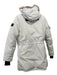 Canada Goose Size Small White & Black Polyester & Cotton Fur Hood Zip Up Coat White & Black / Small