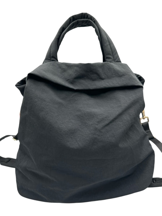 Lululemon Black Nylon Zip Close Bag Black