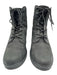 Timberland Shoe Size 9 Black Leather & Textile Upper Lace Up Combat Ankle Boots Black / 9