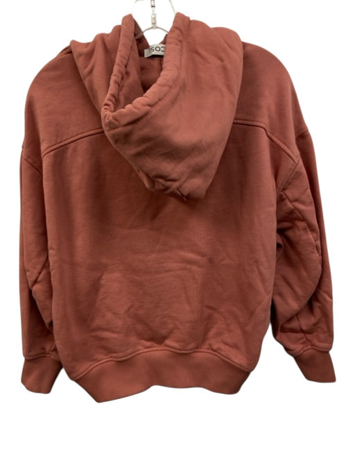 COS Size XS Blush Pink Cotton Hoodie Pullover Ribbed Hem Sweatshirt Jacket Blush Pink / XS