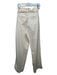 Everlane Size M Cream Cotton Blend Paperbag Waist Belt Inc Button & Zip Pants Cream / M