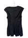Peppermayo Size 8 Black Rayon & Polyester V Neck Pocket Sleeveless Dress Black / 8