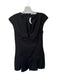 Peppermayo Size 8 Black Rayon & Polyester V Neck Pocket Sleeveless Dress Black / 8
