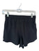 Athleta Size XXS Black Polyester Blend Pockets Drawstring Waist Athletic Shorts Black / XXS