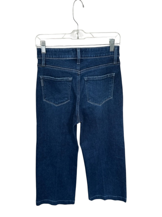 Paige Size 27 Dark Wash Cotton Blend High Waist Wide Leg Jeans Dark Wash / 27