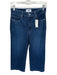 Paige Size 27 Dark Wash Cotton Blend High Waist Wide Leg Jeans Dark Wash / 27