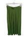 Zara Size XS/S Green Polyester Elastic Waist Crinkle Maxi Skirt Green / XS/S