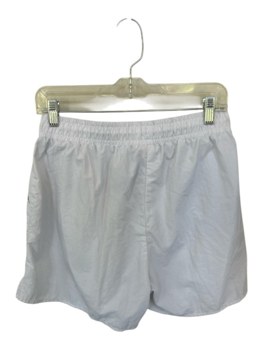 Alo Yoga Size M White Nylon High Waist Waist band Athletic Shorts White / M