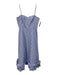 Gianni Bini Size S / 6 Blue & White Polyester Striped Spaghetti Strap Maxi Dress Blue & White / S / 6