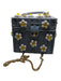 By Jenna Lee Blue & Yellow Wicker Beaded Flowers Turnlock Chain Strap Bag Blue & Yellow / S