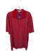 Peter Millar Size XL Red & Gray Polyester UGA Striped Athletic Men's Polo Red & Gray / XL