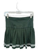Wilson Size Est S/M Green & White Waist Band Pleated Tennis Athletic Skort Green & White / Est S/M