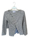 yllw Size S Purple & White Polyester Blend Tweed Side Zip Hook & Eye Skirt Set Purple & White / S