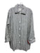 Reformation Size XS black and white Linen Collared Button Up Stripes Jacket black and white / XS