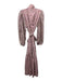 Sue Sartor Size S Pink & Multi floral print Button Detail Sheer Detail Dress Pink & Multi / S